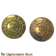 WW2 2  Brass Buttons Royal Marines
