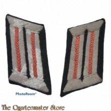 WH (Heer) Kragenspiegel Officier Panzer/Panzerjäger (WH/Heer Panzer/Panzerjäger Officer Collar Tabs)