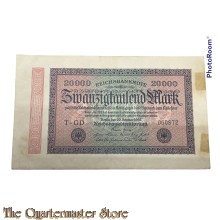 Reichsbanknote Zwanzigtausend Mark 1923