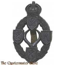 Cap badge Royal Mecanical and Mecanical Engineers R.E.M.E. (plastic)
