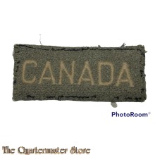 Shoulder title CANADA (late war)