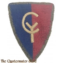 Mouwembleem 38th Infantry Division green back (Sleeve patch 38th Infantry Division)