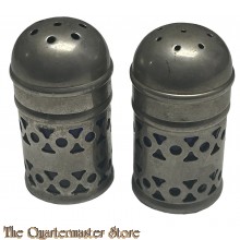 British 1940s salt and pepper shakers 