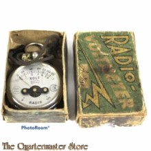 Radio voltmeter in doos 1938-40