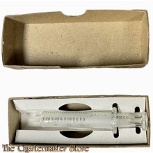 US Army  syringe in carton box (US injectiespuit in carton container 2 CC)