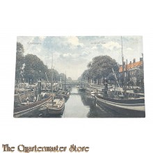 Ansichtkaart 1936 Groningen Loopende diep 