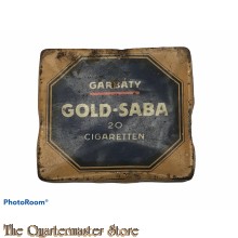 Blech dose GARBATY Gold-Saba 20 Cigaretten 1930s