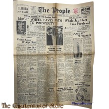 Newspaper , The People , no 3326  64th year , sunday,  july 29, 1945 