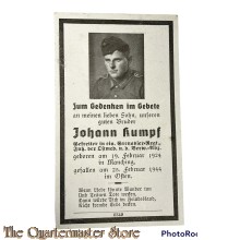 Gefreiter Johann Kumpf 