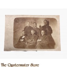 Studio photo 1914 5 Soldiers in uniform