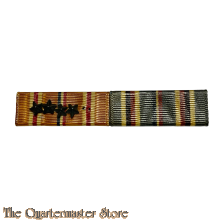 2 piece Ribbon  Asiatic Pacific Campaign 4 stars - American Campaign 