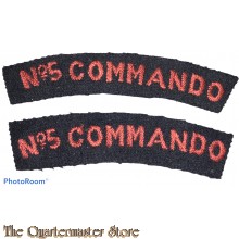 Shoulder flashes 5th Commando