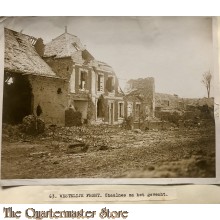 Press photo , WW1 Western front , remains of the village Chaulnes