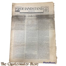 Krant de Landstand , '3e jrg no 16 Vrijdag 21 April 1944  Zuidholland (Boeren en anderen)