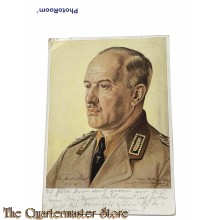 Postkarte Reichsarbeitsfuhrer Konstatin Hierl RAD