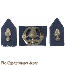 Baret embleem en kraag Koninklijke Marechaussee 