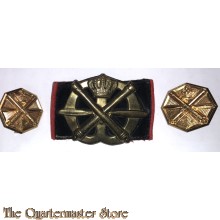 Baret embleem en schouder Luchtdoel artillerie (oud)