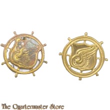 Metal Branch insignia for Officers of the Transportation Corps 1980s US Army