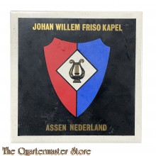 Keramische tegel Johan Willem Friso Kapel Assen nederland