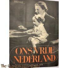 Ons vrij Nederland 1945 , Prinses Juliana met de kleine Margriet,  5e jrg no 10