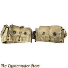 US M-1910 Mills woven Infantry Belt (10 crimped pocket)