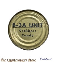 B-3A ration can of Crackers and Candy 1960’s
