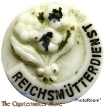 Spende abzeichen Frauenwerk ReichsmutterDienst (German WHW (Winter Help Work) Porcelain “ReichsMutterDienst” badge)