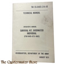 Manual TM 55-8465-206-23 survival kit, overwater individual  1971