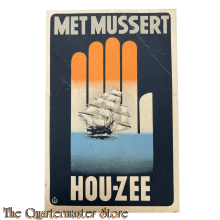 (NSB) Postcard: Met Mussert Houzee