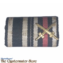 Zweiteilige bandspange Hindenburg Kreuz und eisernes kreuz 1914