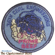 Badge 36th  Civil Engineering "Prime Beef" USAF