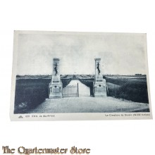 Postcard 1914-18 Suippes, le cimentiere du Souain (44.000 tombes)