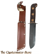 British RAF and Special Forces Survival Knife type D with Leather scabbard