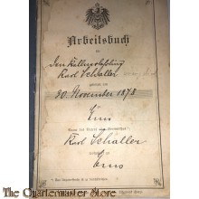 Arbeitsbuch 1897 Germany