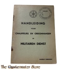 Handleiding voor chauffeurs en Ordonnansen in Militairen Dienst 1940