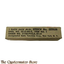 Boxed, Jack JK-26 Stockno 2Z5526  Order no 31720