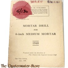 Manual Mortar drill 6 inch medium mortar