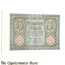 Reichsbanknote Hundert Mark 1920