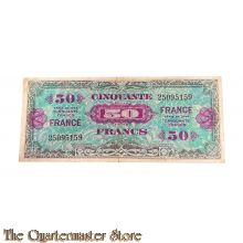 Geallieerd invasie geld Frankrijk biljet 50 Francs serie 1944 