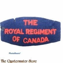 Shoulder flash The Royal Regiment of Canada, 2nd canadian Infantry Division