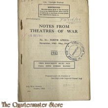 Notes from theatres of War no 16 North Africa Nov 1942 May 1943