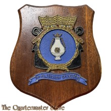 Wandschild Hr.Ms. Abraham Crijnssen