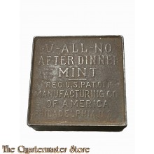 US Army ration tin after dinner mints 1910