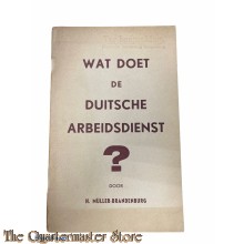 Brochure (NSB) Wat doet de Duitsche Arbeidsdienst?