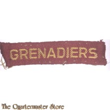 Straatnaam Regiment Grenadiers