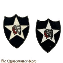 2nd Division DUI DI Crest Pins  (post WW2)