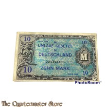 US Army Invasion money 10 Mark 1944