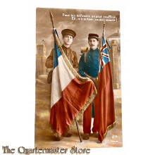 Postcard - 1919 Pour les defendre on peut Souffrir , Et s’ il le Faut , on doit mourir!