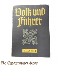 Book - Volk und Fuhrer 1941 klasse 1 ( Study book 1941)