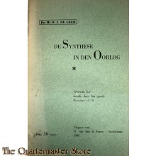 Brochure  ; De synthese in den oorlog 1942